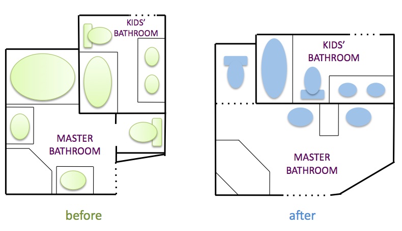 It Takes Two: Contemporary Bath Remodels